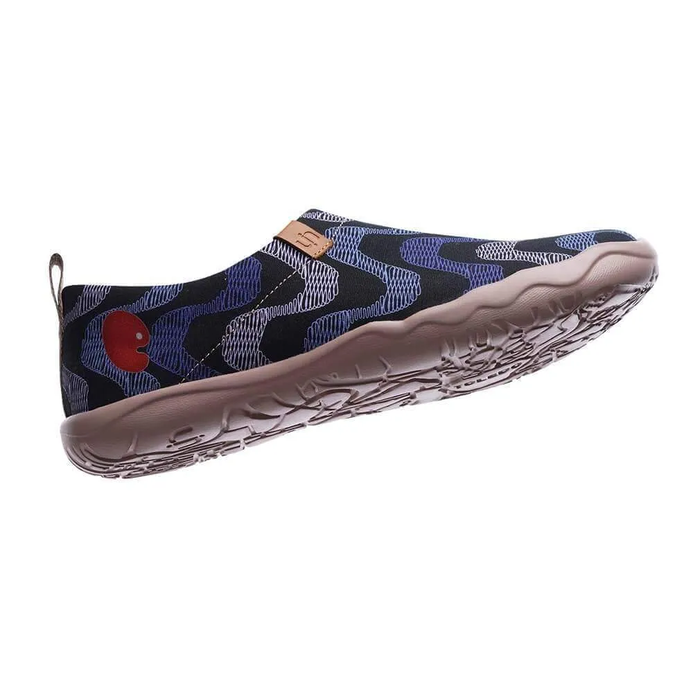 -LA PEDRERA- Men Canvas Art Painted Shoes