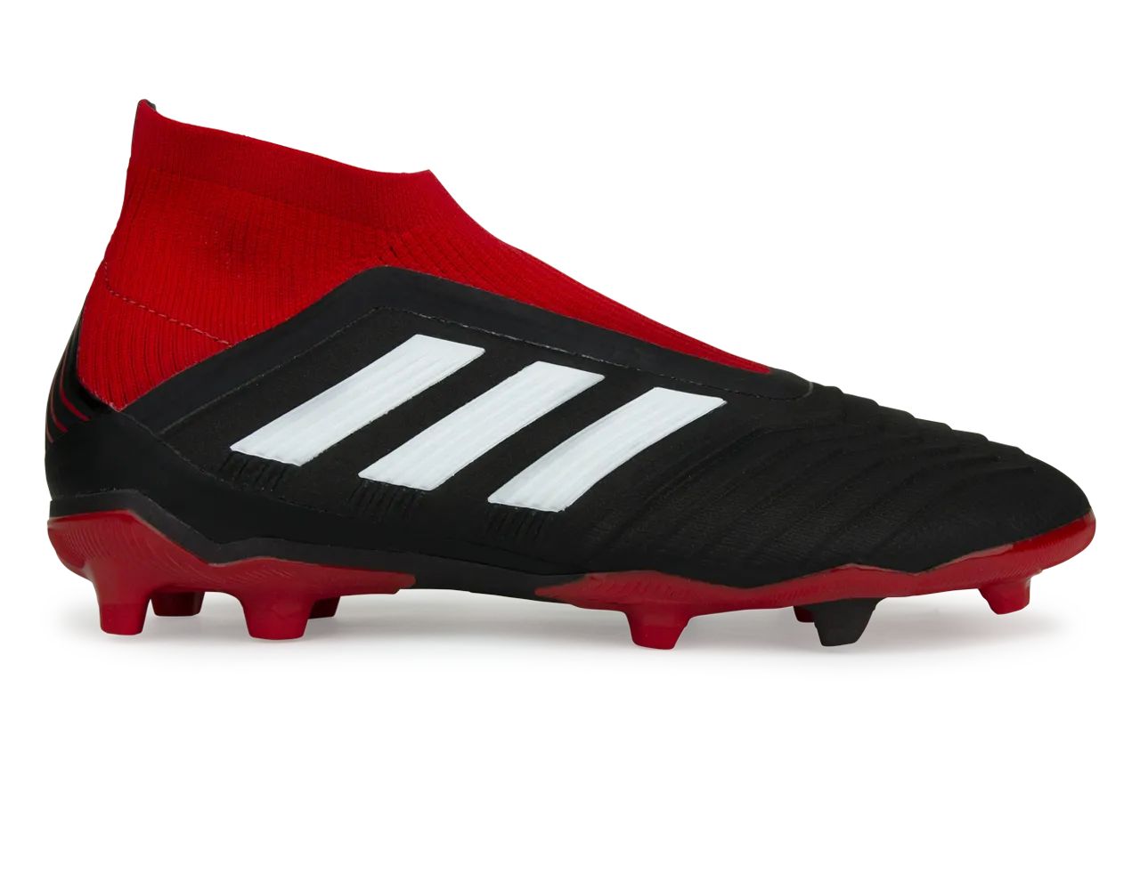 adidas Kids Predator 18  FG Core Black/White