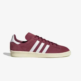 Adidas Originals | CAMPUS 80S  { BURGUNDY/WHITE