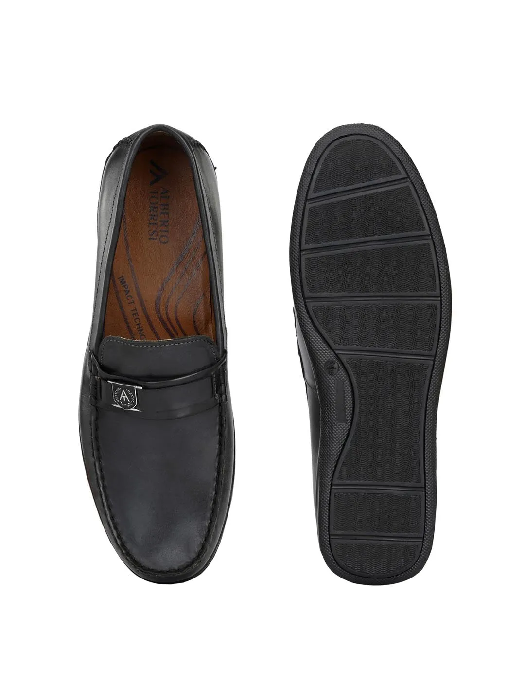 Alberto Torresi Genuine Leather Corpaorate Loafers for Men