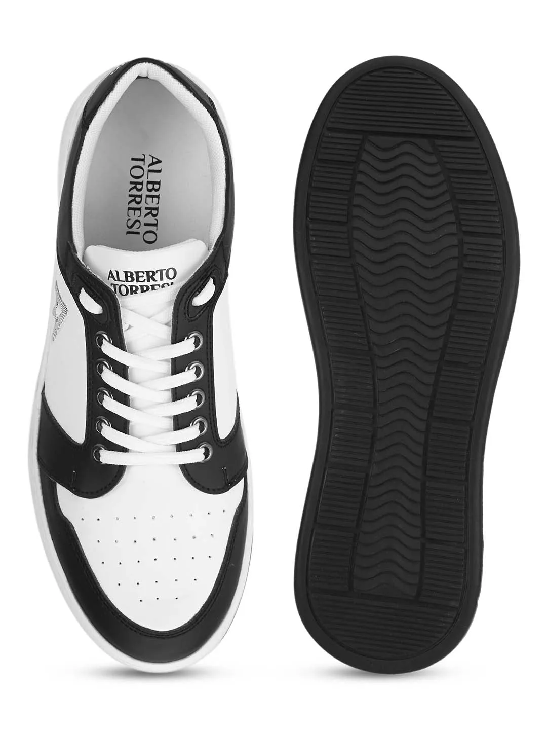 Alberto Torresi Synthetic Laceup Sneakers For Men