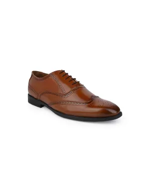 Alberto Torresi Tan formal Brogue Shoes