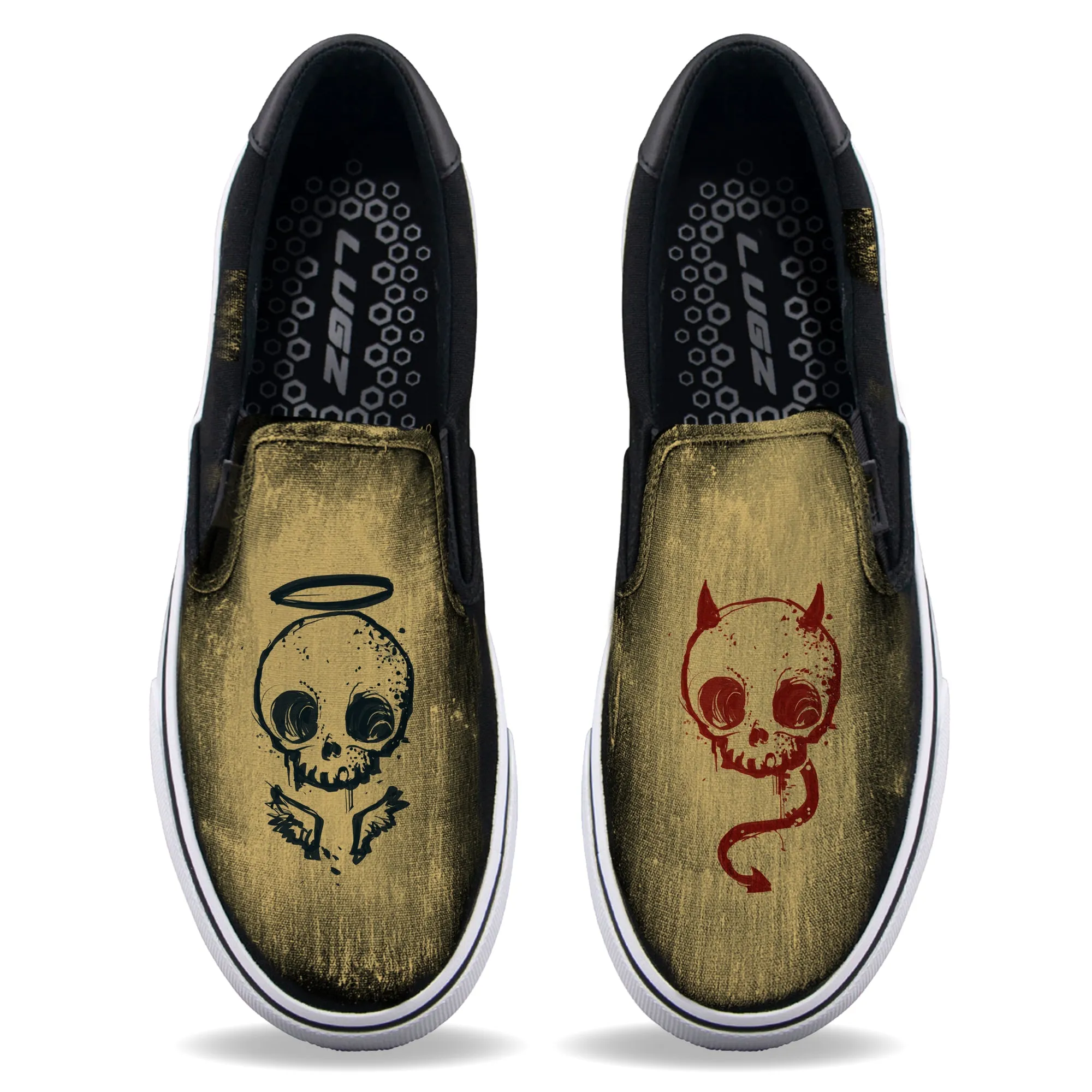 Angel & Devil Unisex Slip-Ons