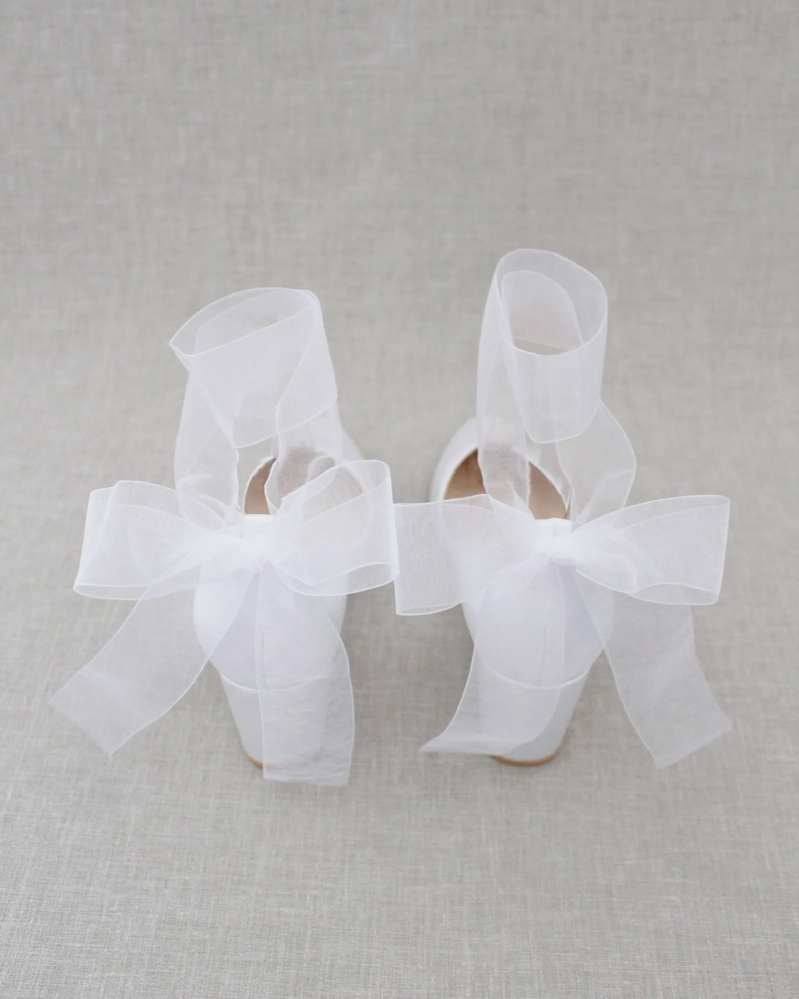 Ankle Wrap Tie Wedding Block Heels