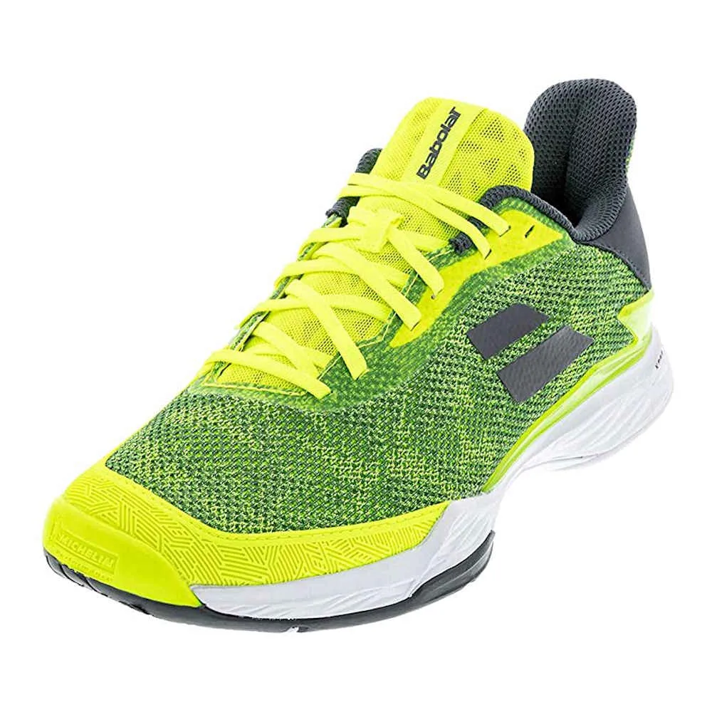 Babolat Jet TERE All Court Adults Fluo Yellow Handball Volleyball Tennis Shoes