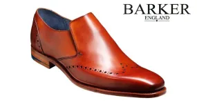 Barker Bourne Slip-on - Rosewood Calf