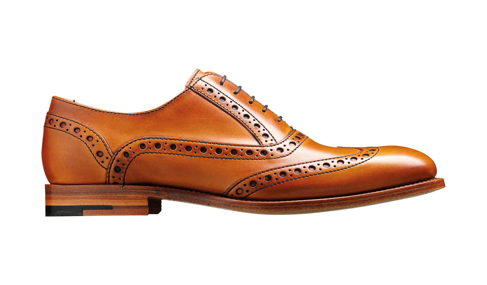 Barker Grant English Brogue Shoe - Cedar Calf