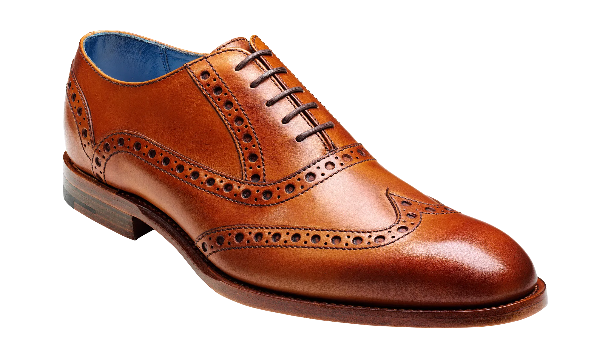 Barker Grant English Brogue Shoe - Cedar Calf