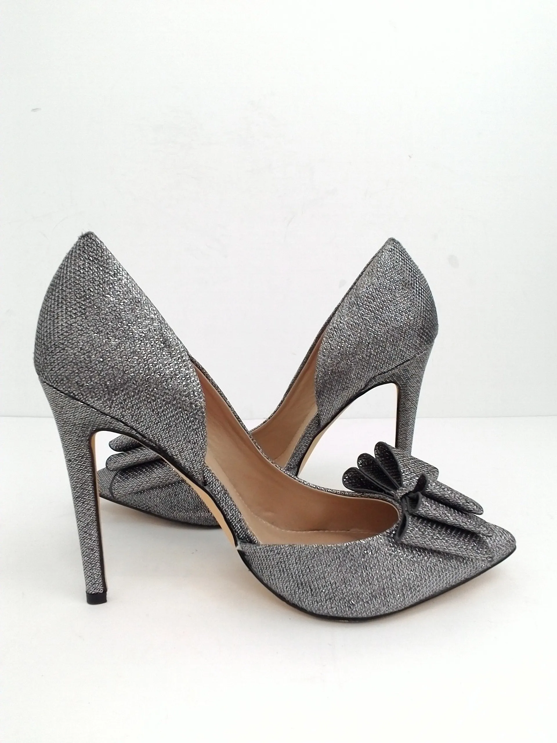 Betsey Johnson Women's Grey Prince 8.5 M