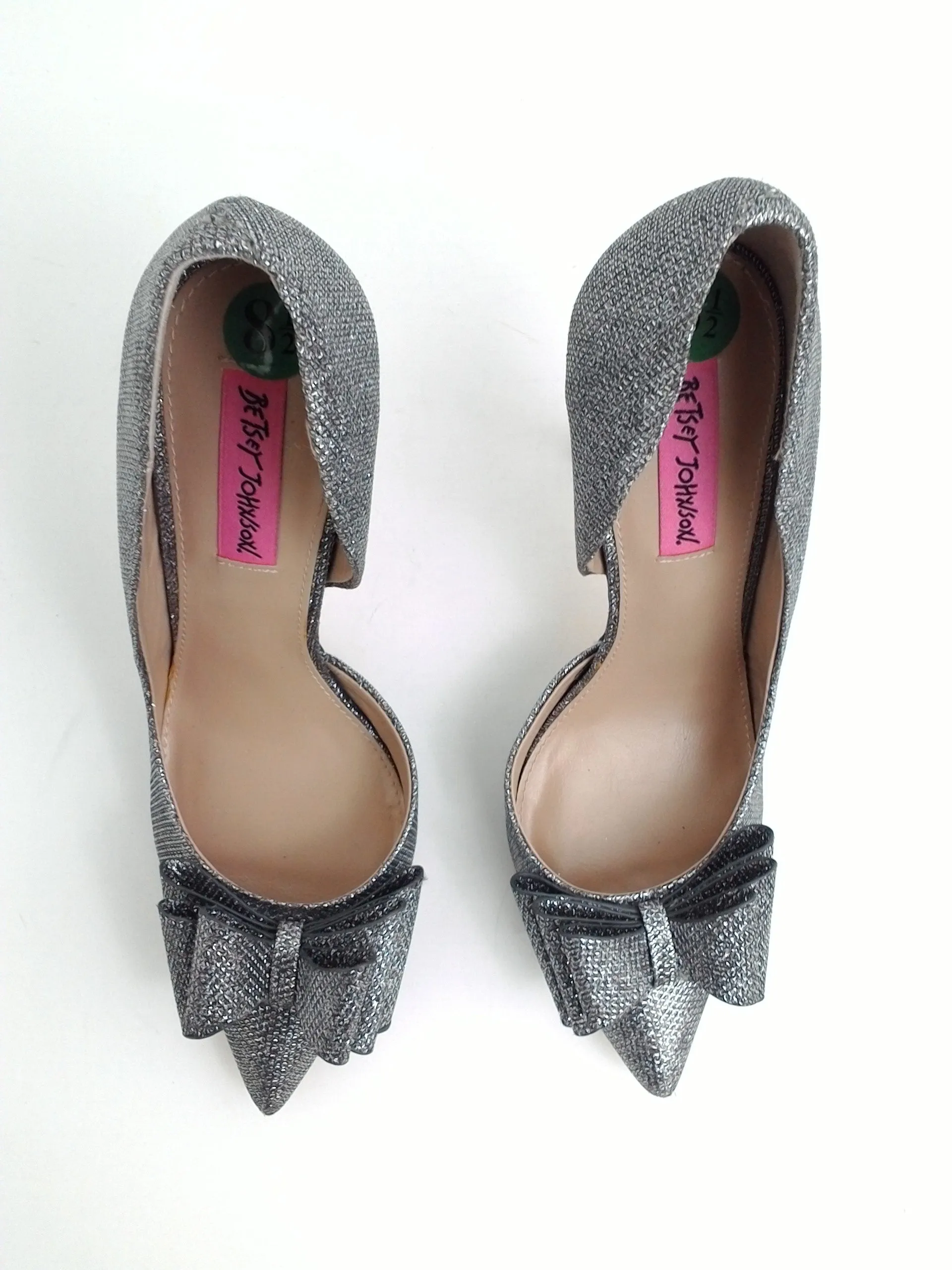 Betsey Johnson Women's Grey Prince 8.5 M