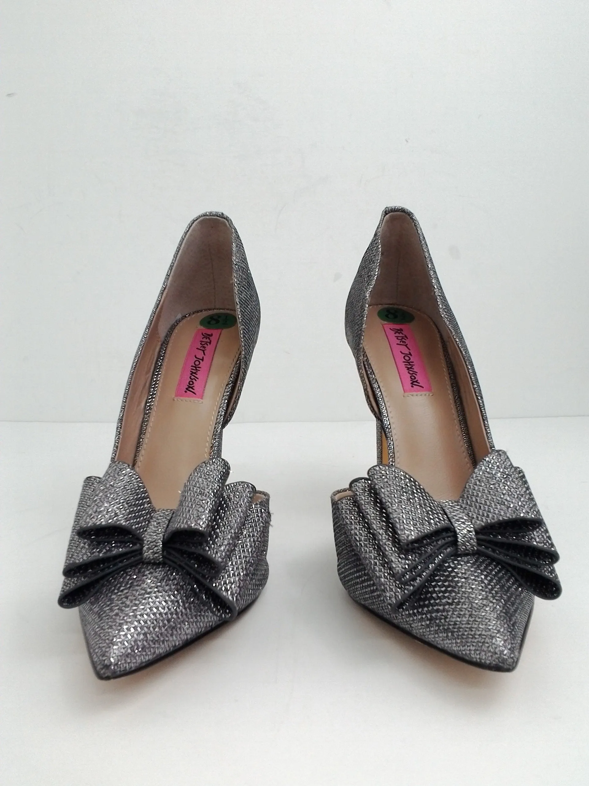 Betsey Johnson Women's Grey Prince 8.5 M