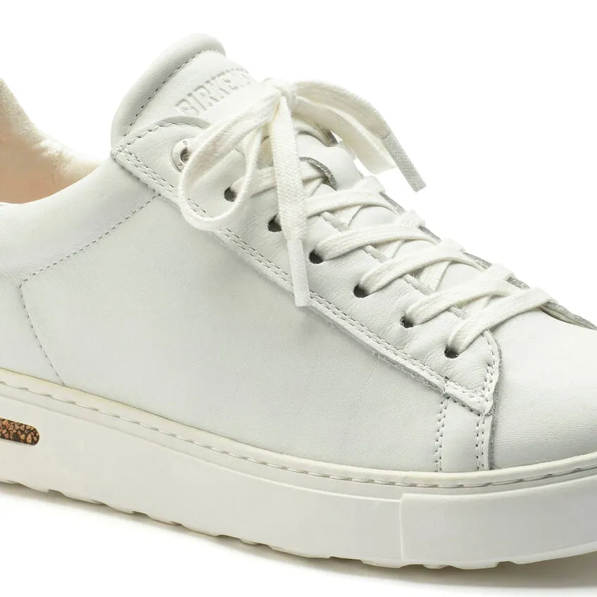 'Birkenstock USA' Women's Bend Low Leather Sneaker - White