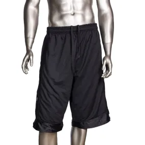 Black Men's Pro Club Mesh Jersey Basketball Shorts