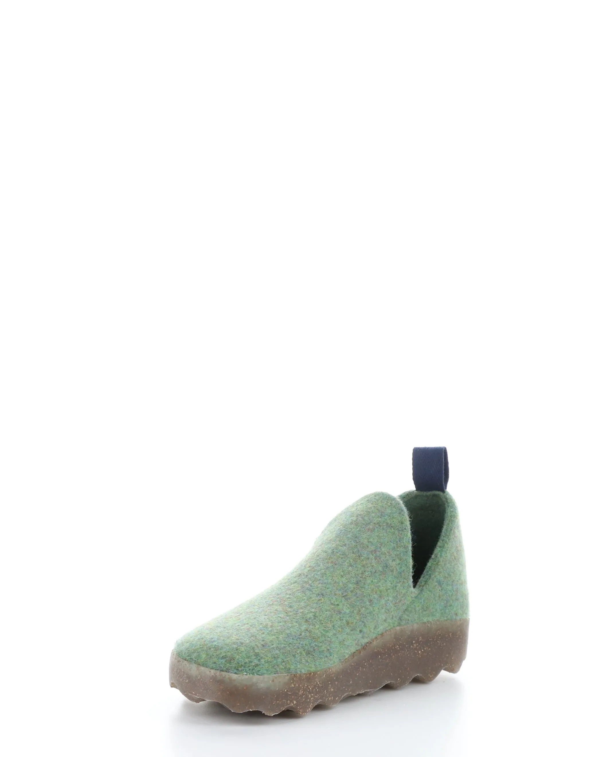 CITY Green Round Toe Shoes