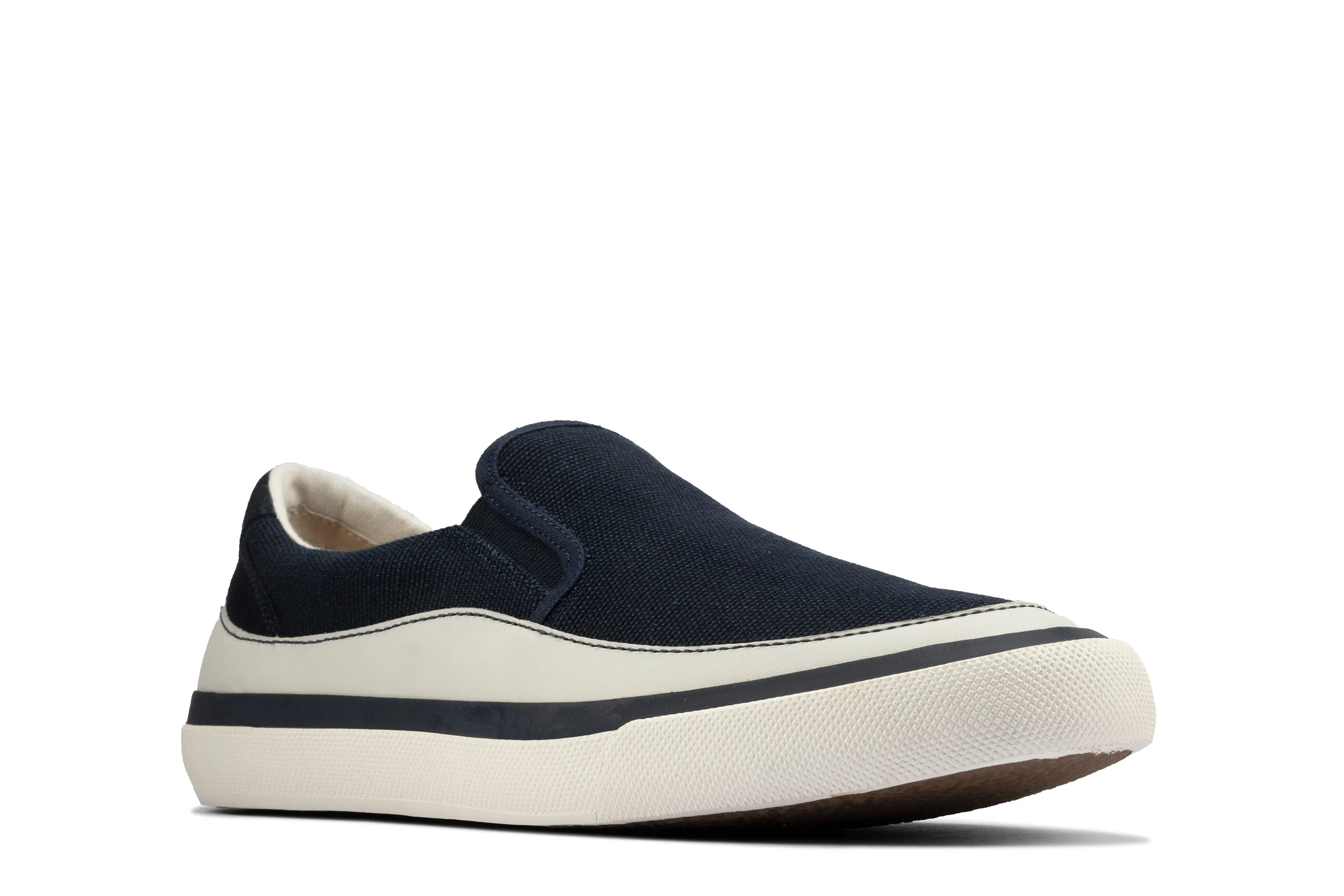 Clarks Aceley Step Navy Canvas