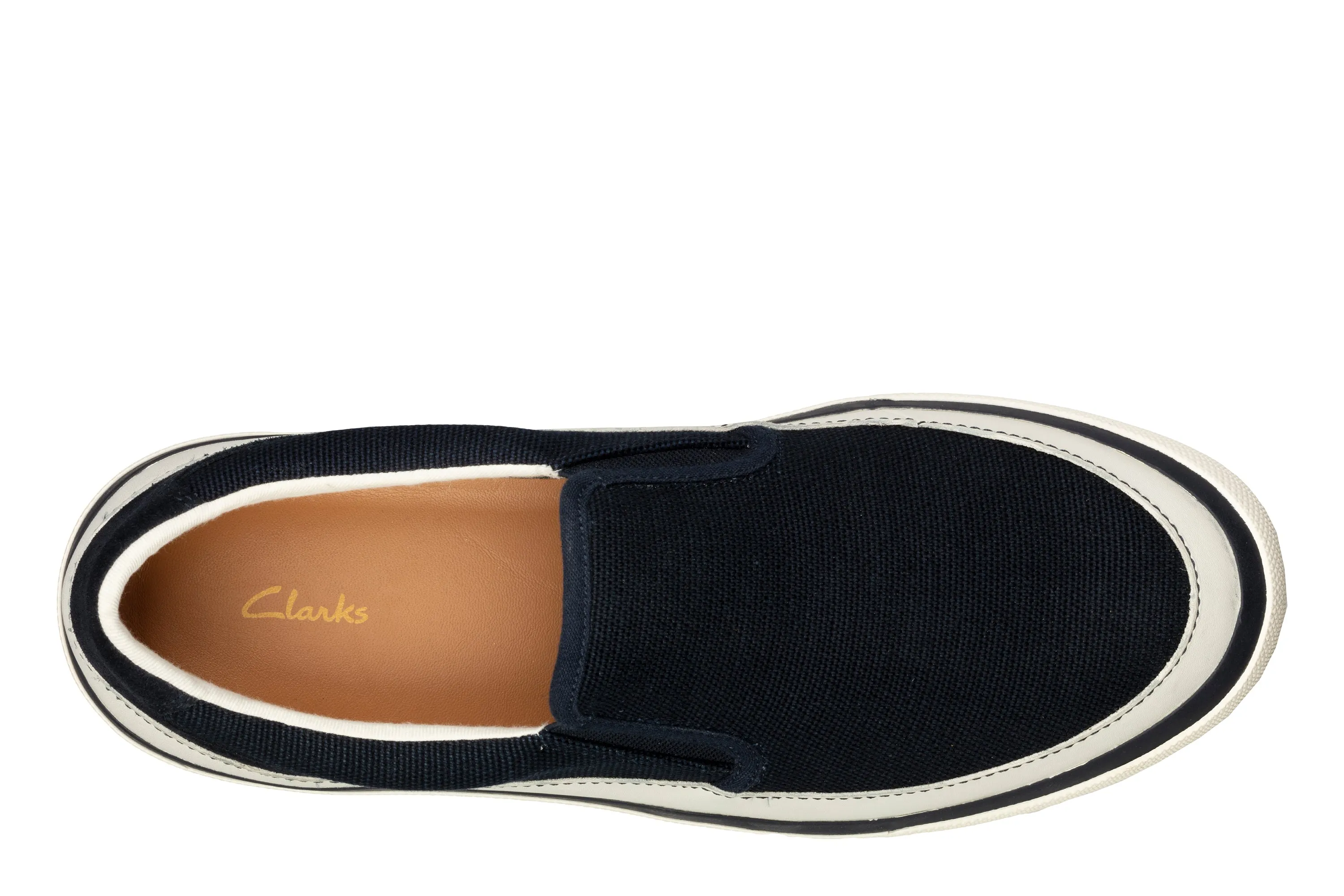 Clarks Aceley Step Navy Canvas