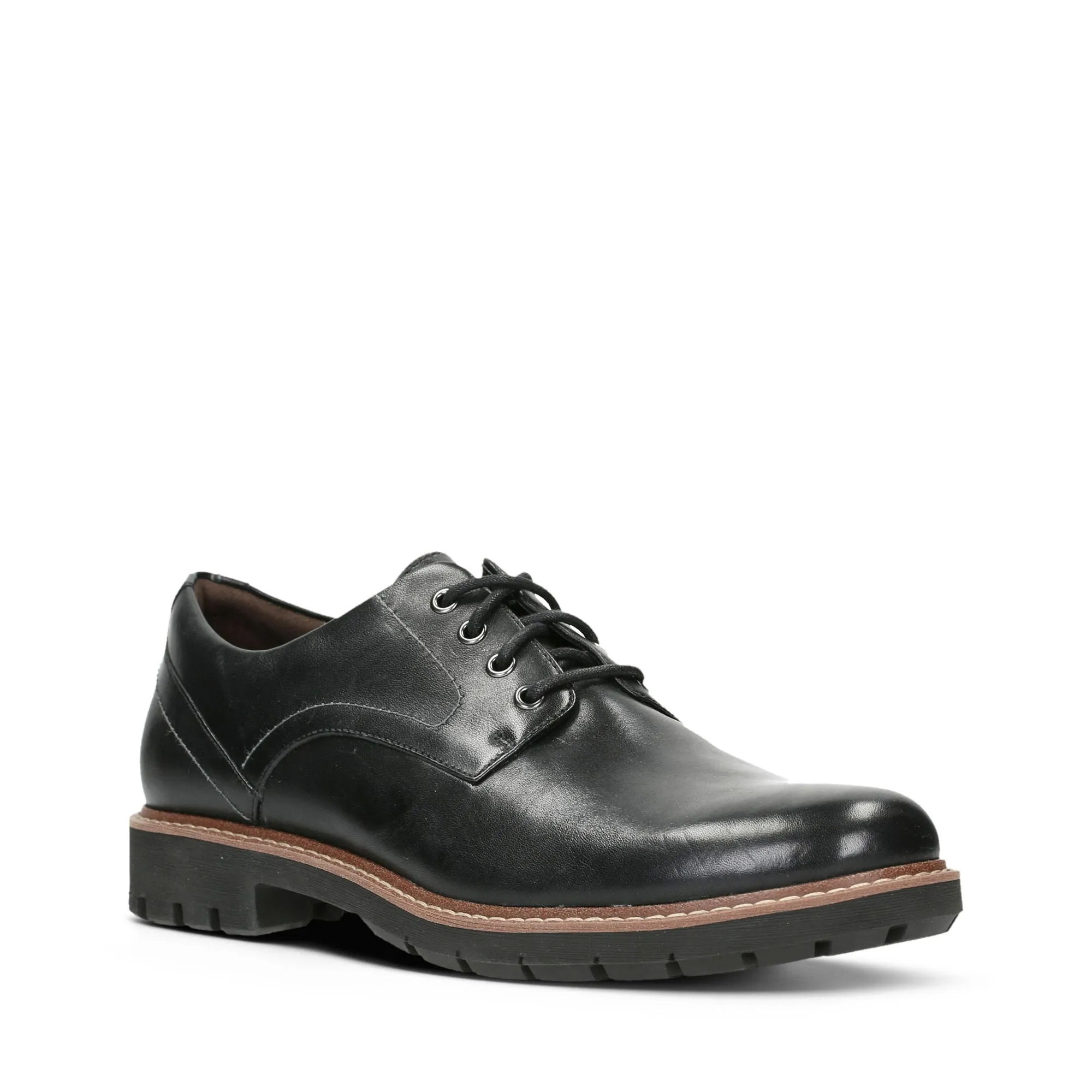 Clarks Batcombe Hall Black Leather