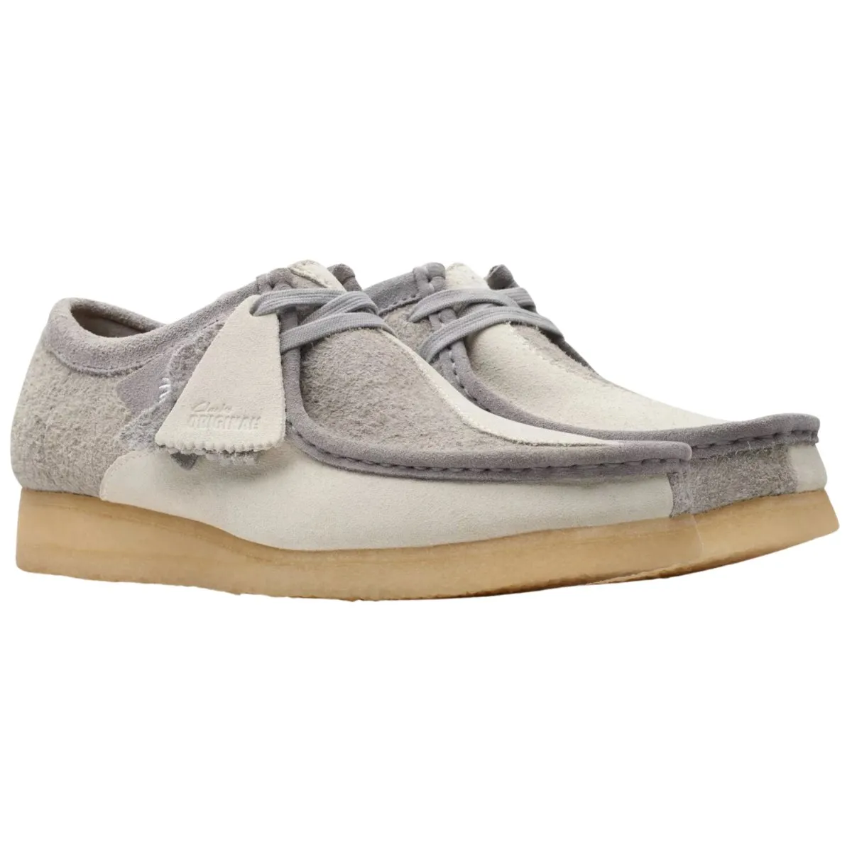 Clarks Men's Wallabee Grey/Off White