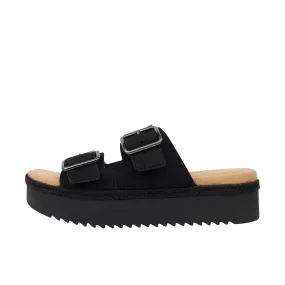 Clarks Womens Lana Beach Black Leather