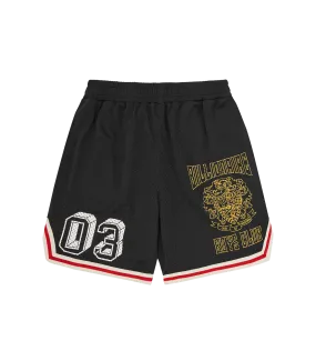 CREST BASKETBALL SHORT - BLACK