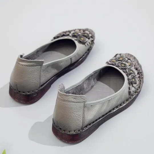 Ethnic Casual Soft Bottom Retro Shoes 35-41