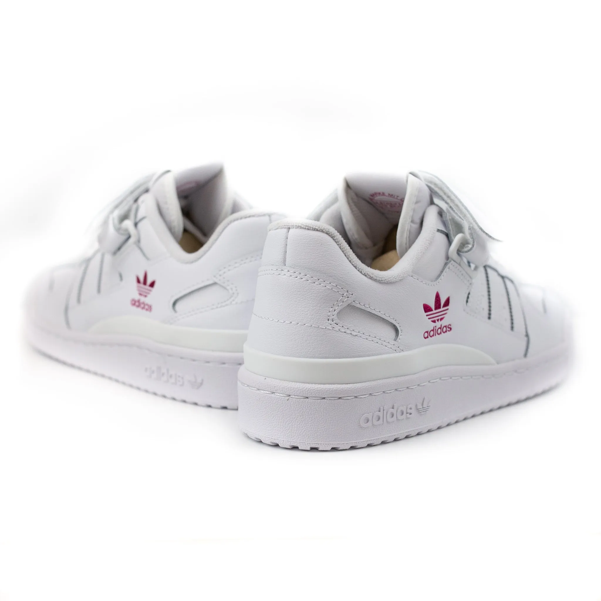 FORUM LOW WOMENS WHITE | PINK