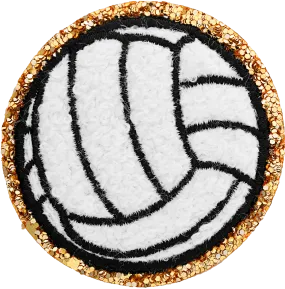 Glitter Varsity Volleyball Patch