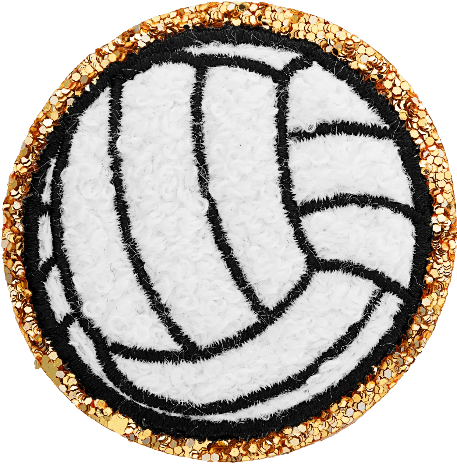 Glitter Varsity Volleyball Patch