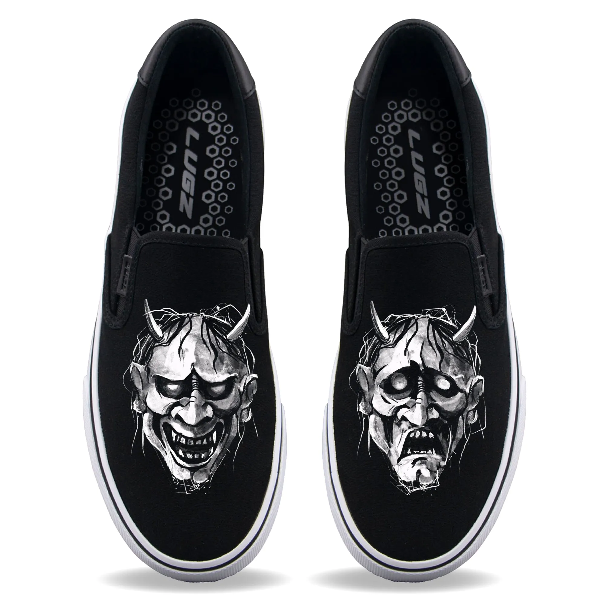 Hannya Masks Unisex Slip-Ons