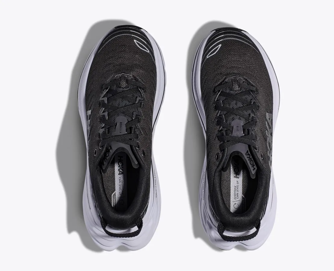 'HOKA' Women's Bondi X - Black / White