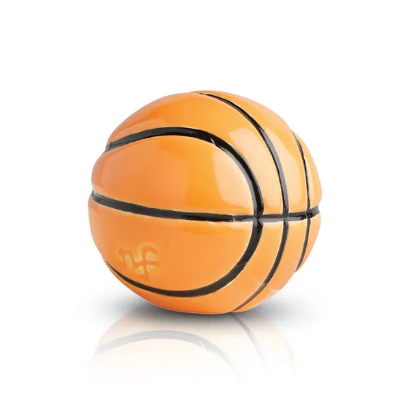 Hoop, there it is! Basketball Mini by Nora Fleming