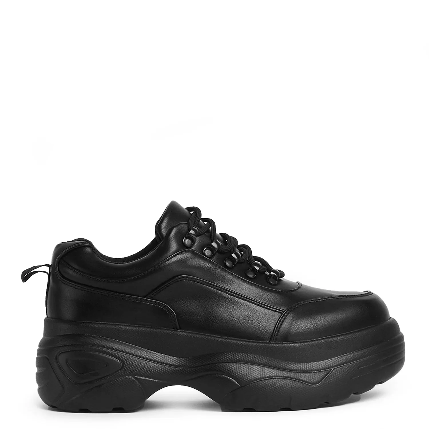 Jennie Striker Black Chunky Bubble Trainers