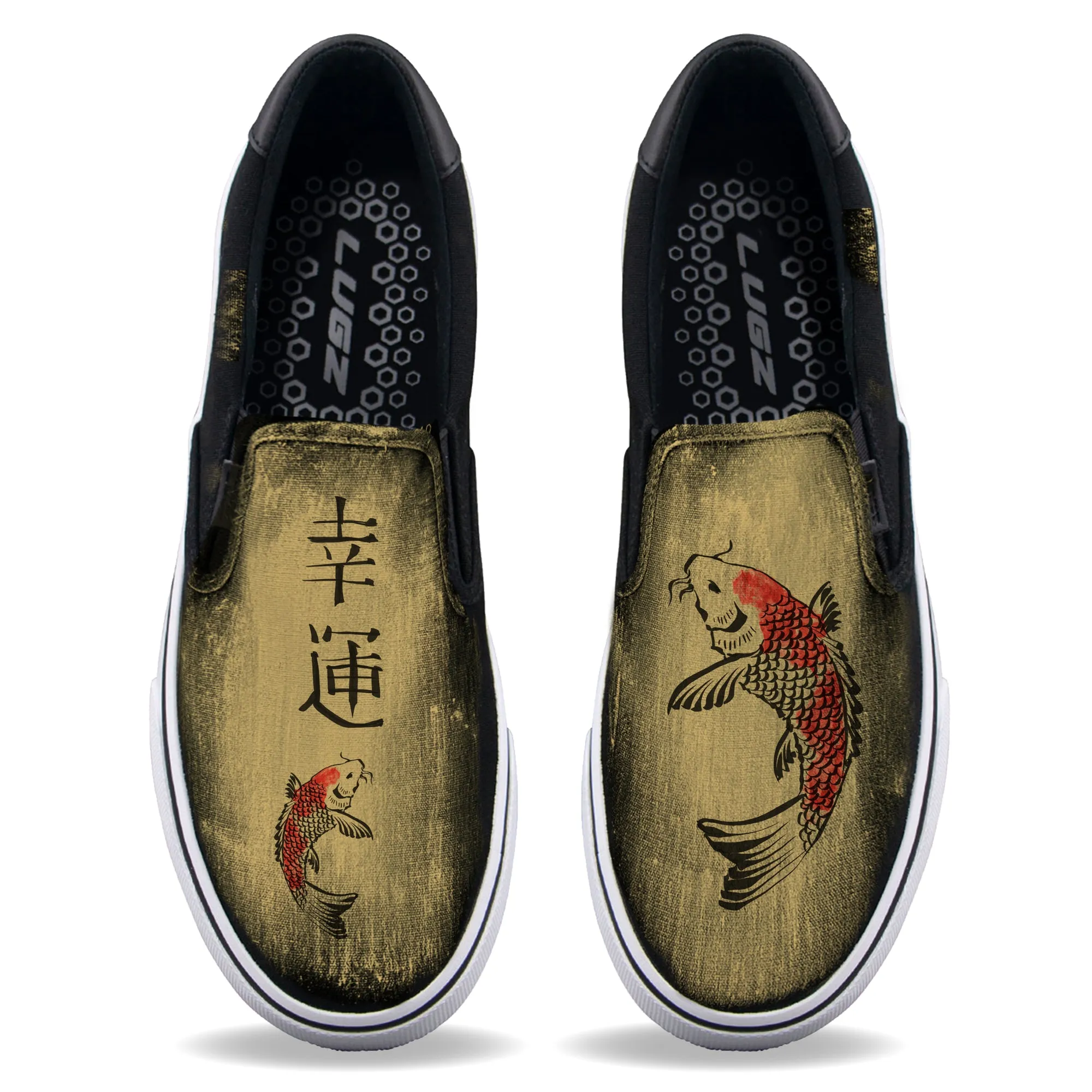 Koi Fish Good Luck Unisex Slip On Shoes