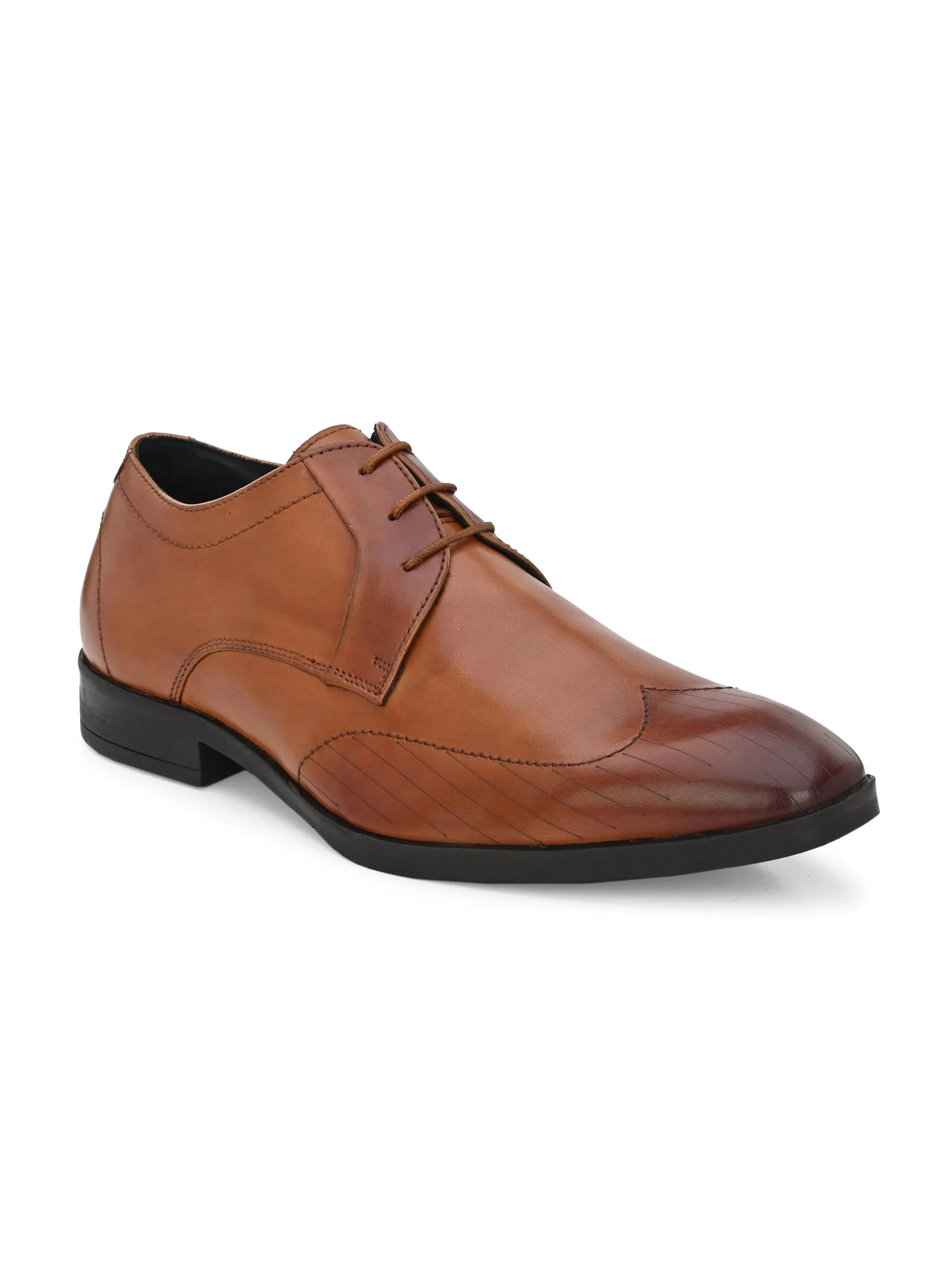 Lane Tan Derby Shoes