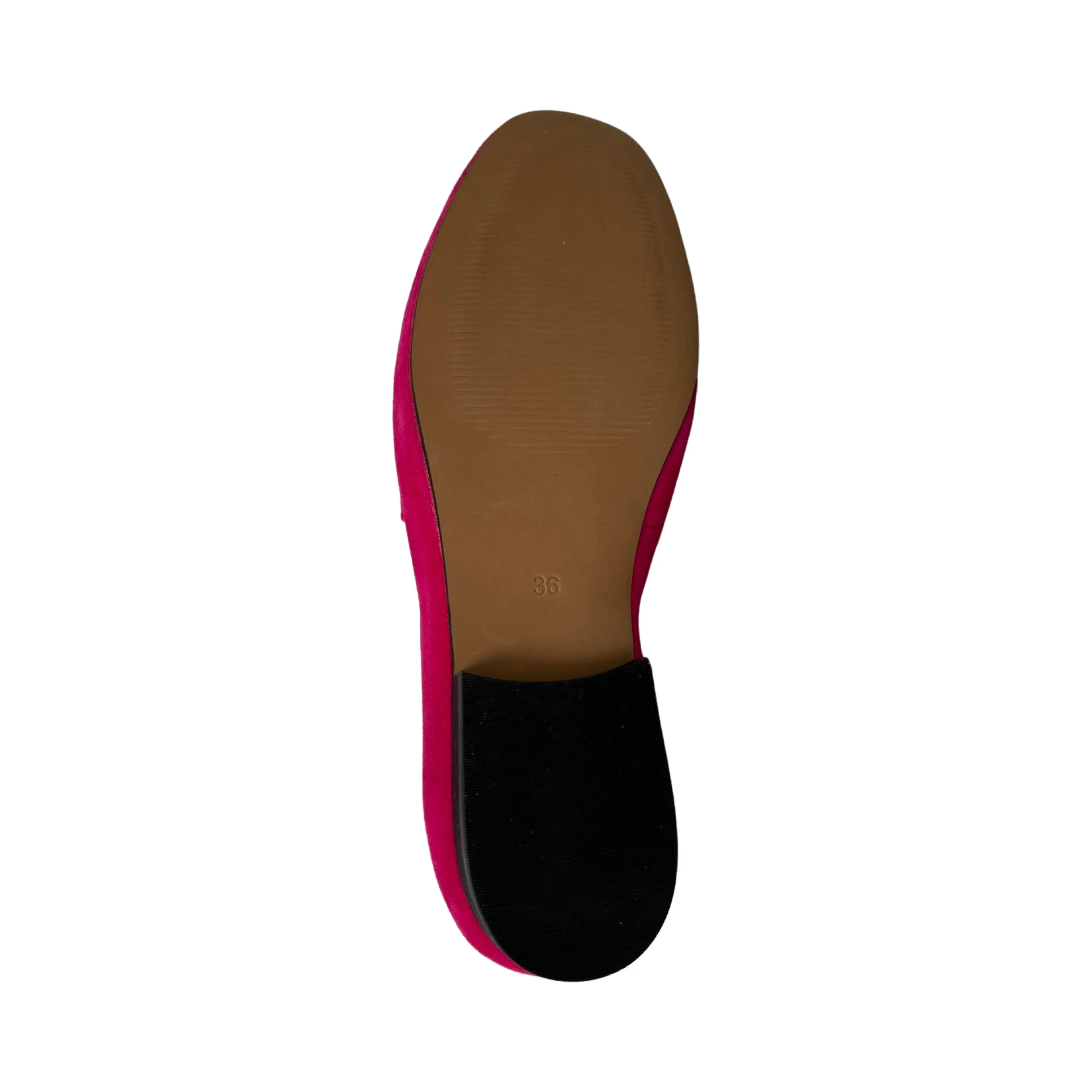 Macie Fushia Suede Loafer