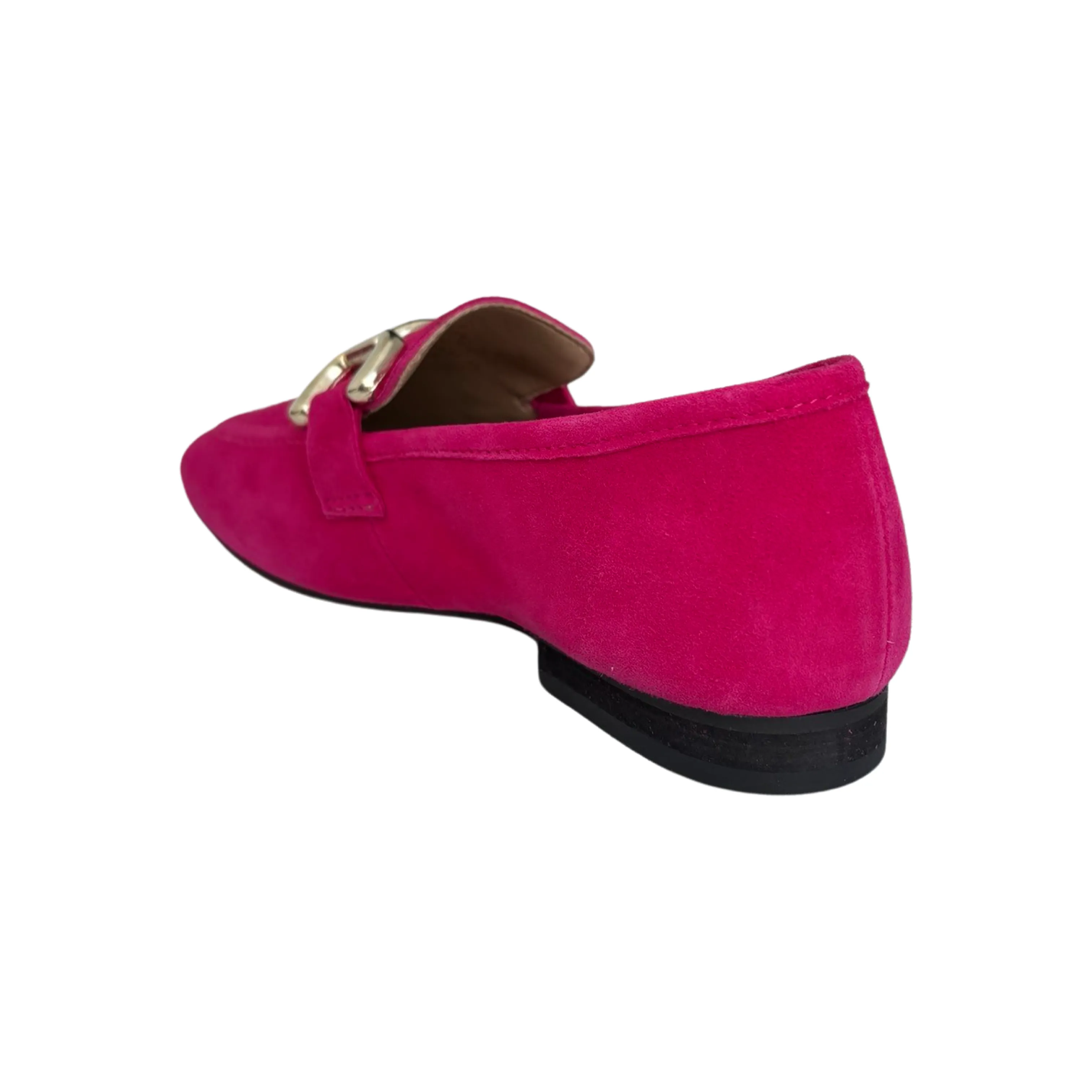 Macie Fushia Suede Loafer