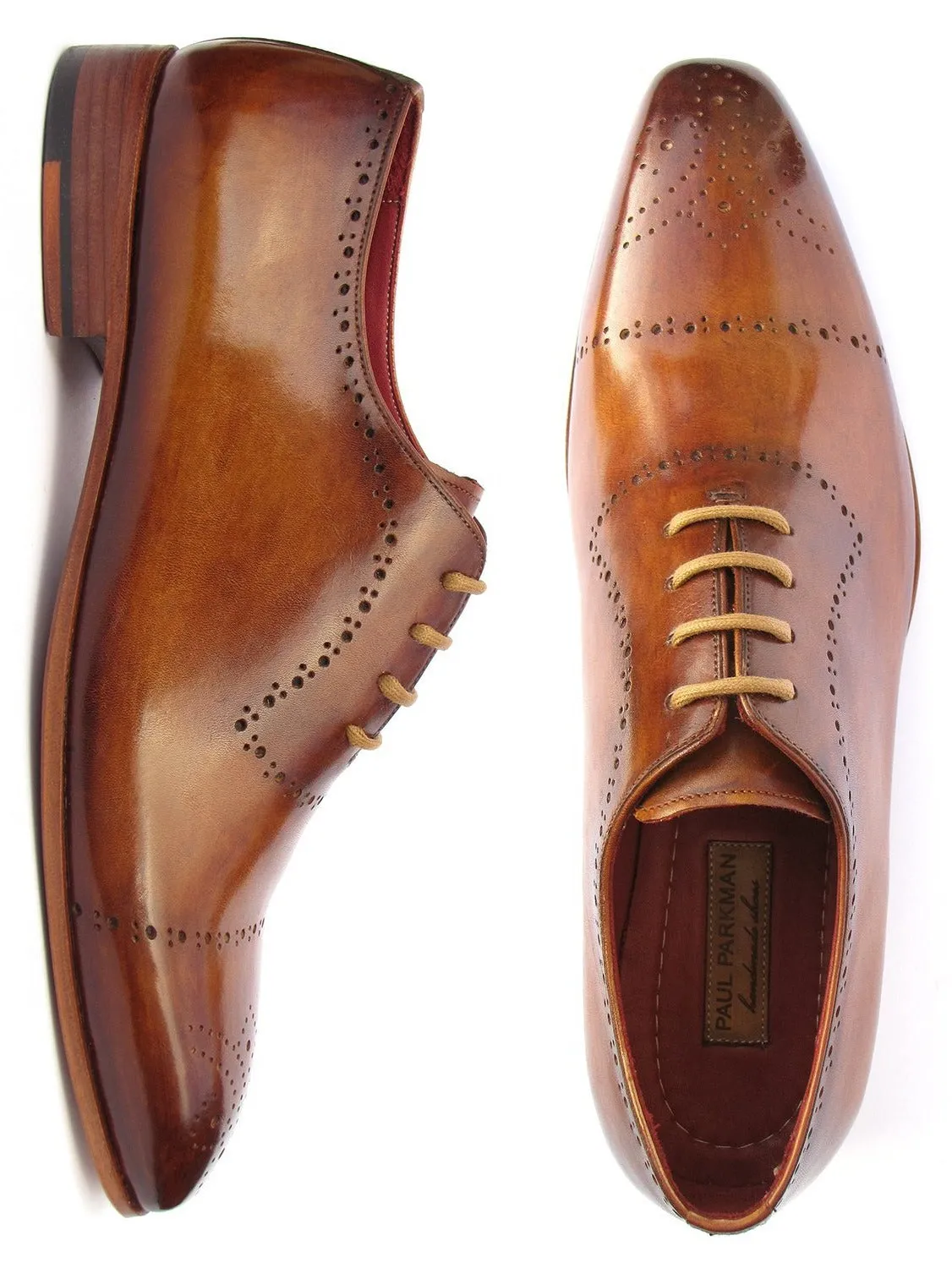 Paul Parkman Light Brown Classic Brogues