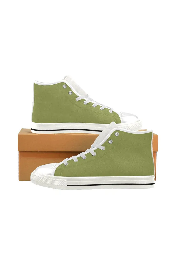 Pepper Stem Men’s Classic High Top Canvas Shoes (Model 017)