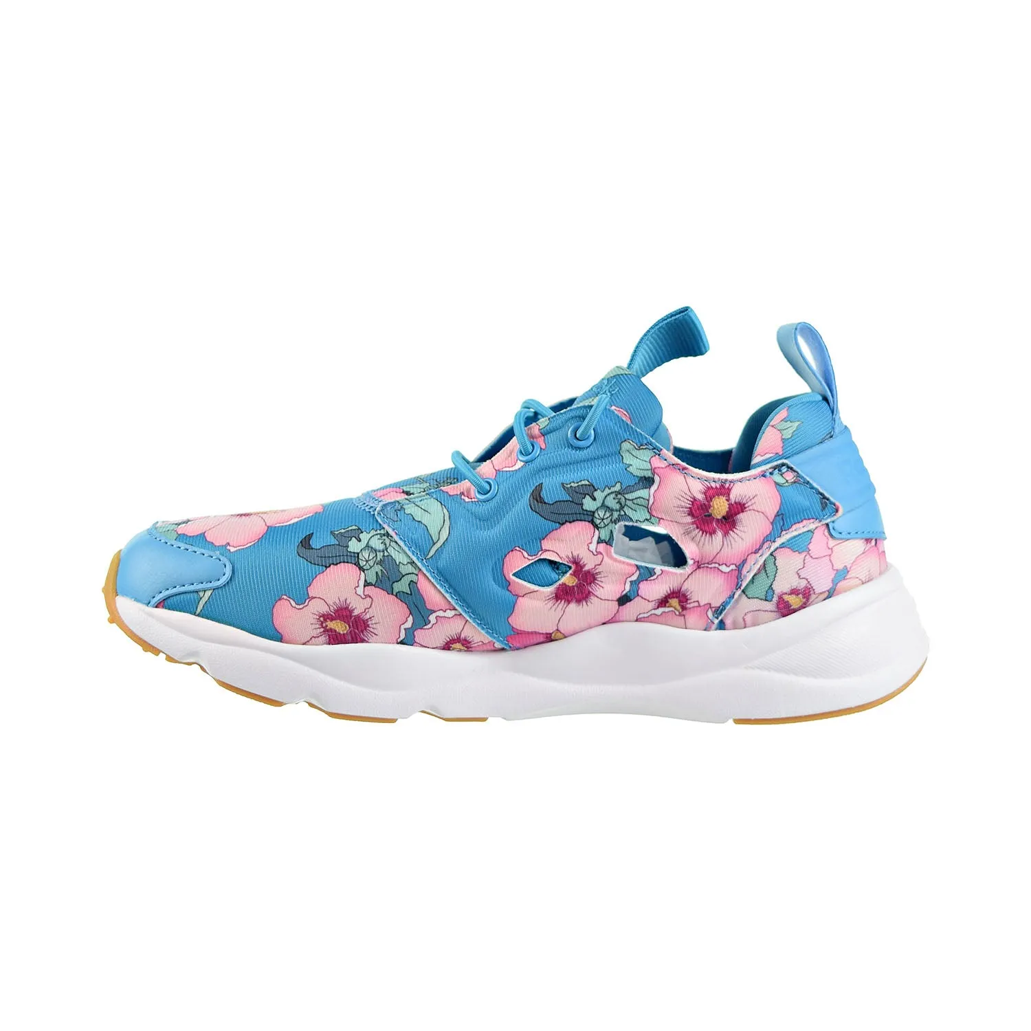 Reebok Furylite FG Floral Women's Shoes Flight Blue/Berry/Pink