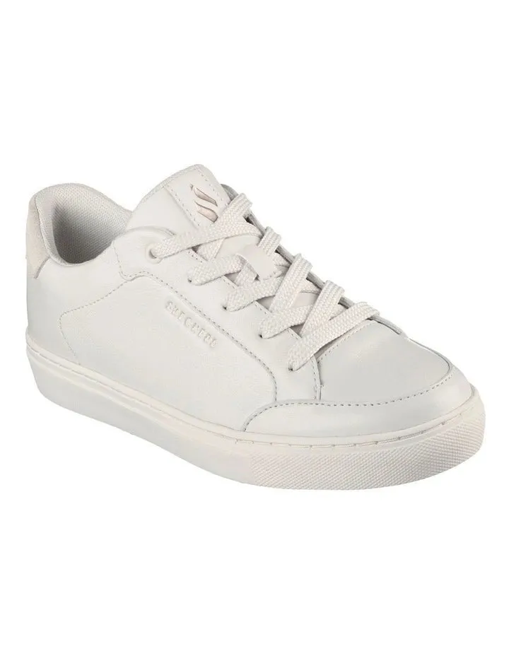 SKETCHERS WOMEN'S SIDE STREET WHITE SHOES