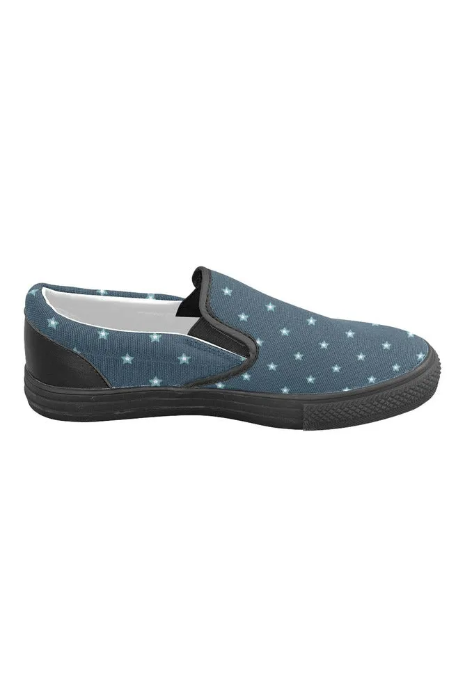 Starry Nights Men's Slip-on Canvas Shoes