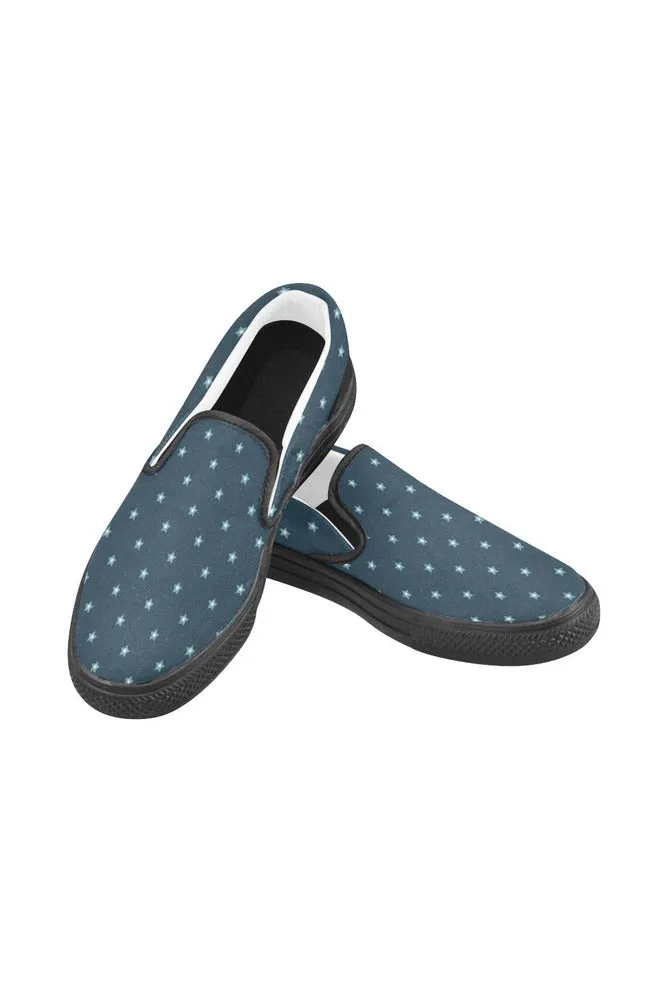 Starry Nights Men's Slip-on Canvas Shoes