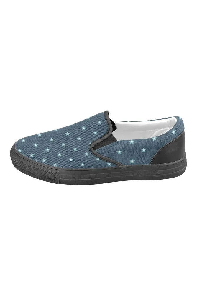 Starry Nights Men's Slip-on Canvas Shoes