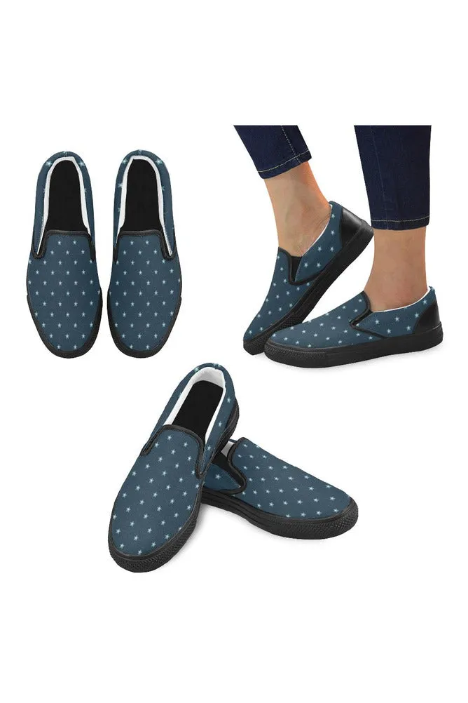 Starry Nights Men's Slip-on Canvas Shoes