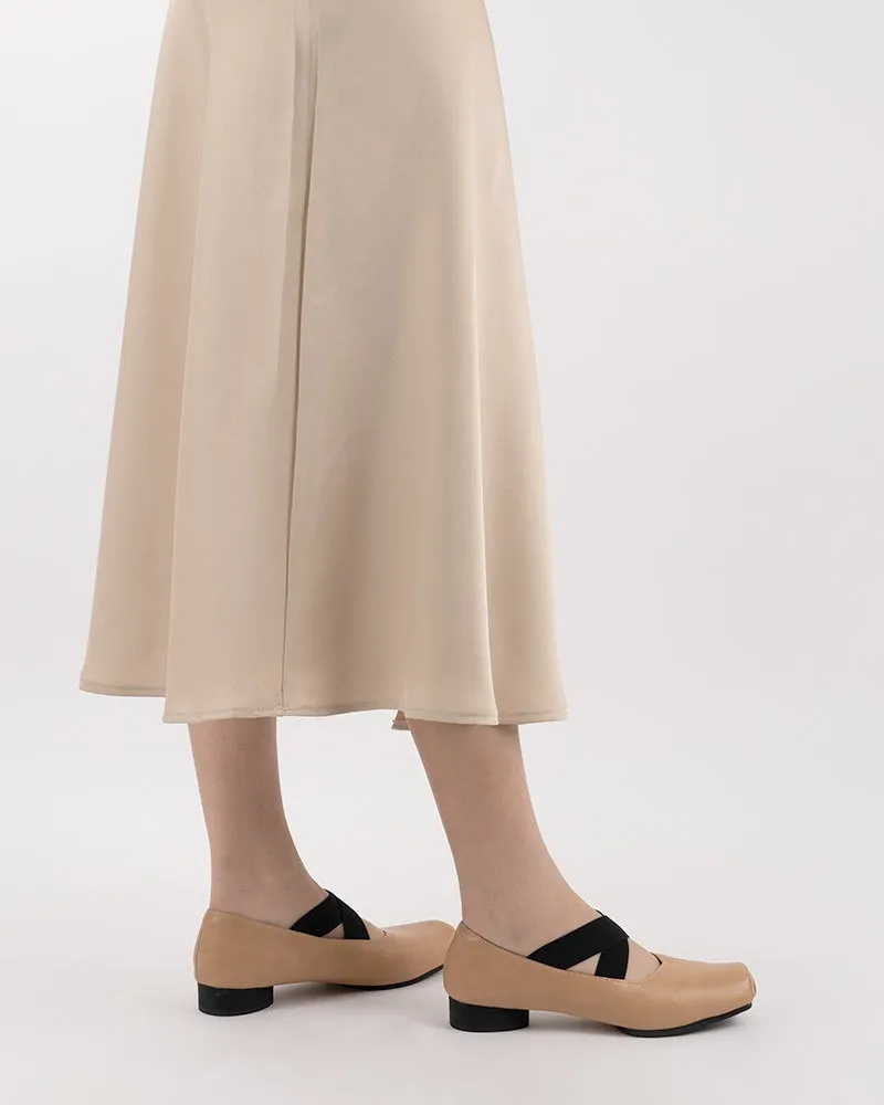 Stretchy Crisscross Strap Comfortable Ballet Flats