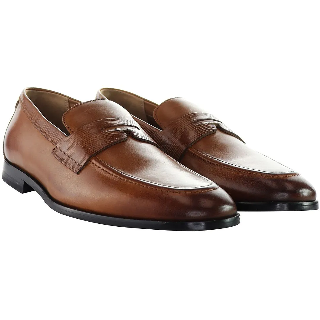 Ted Baker Adlerrc Saddle Mens Brown Loafers Shoes