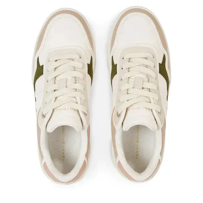 Tommy Hilfiger Essential Basket Sneaker Women FW0FW07563-OFFWHT