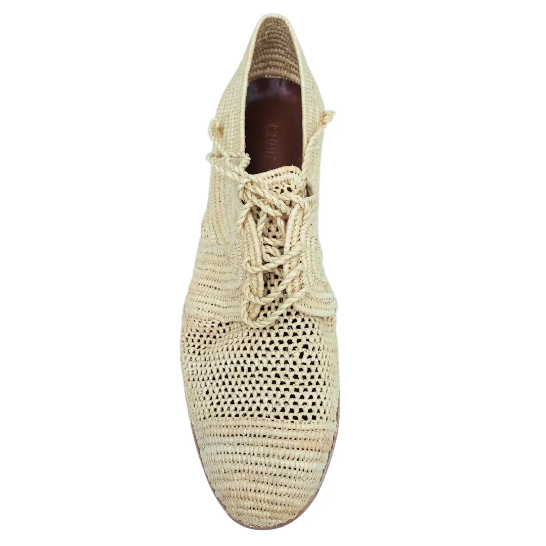 Women's Raffia Oxford Open Weave (Natural)